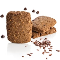 Biscotti con gocce di cioccolato ai semi di lino